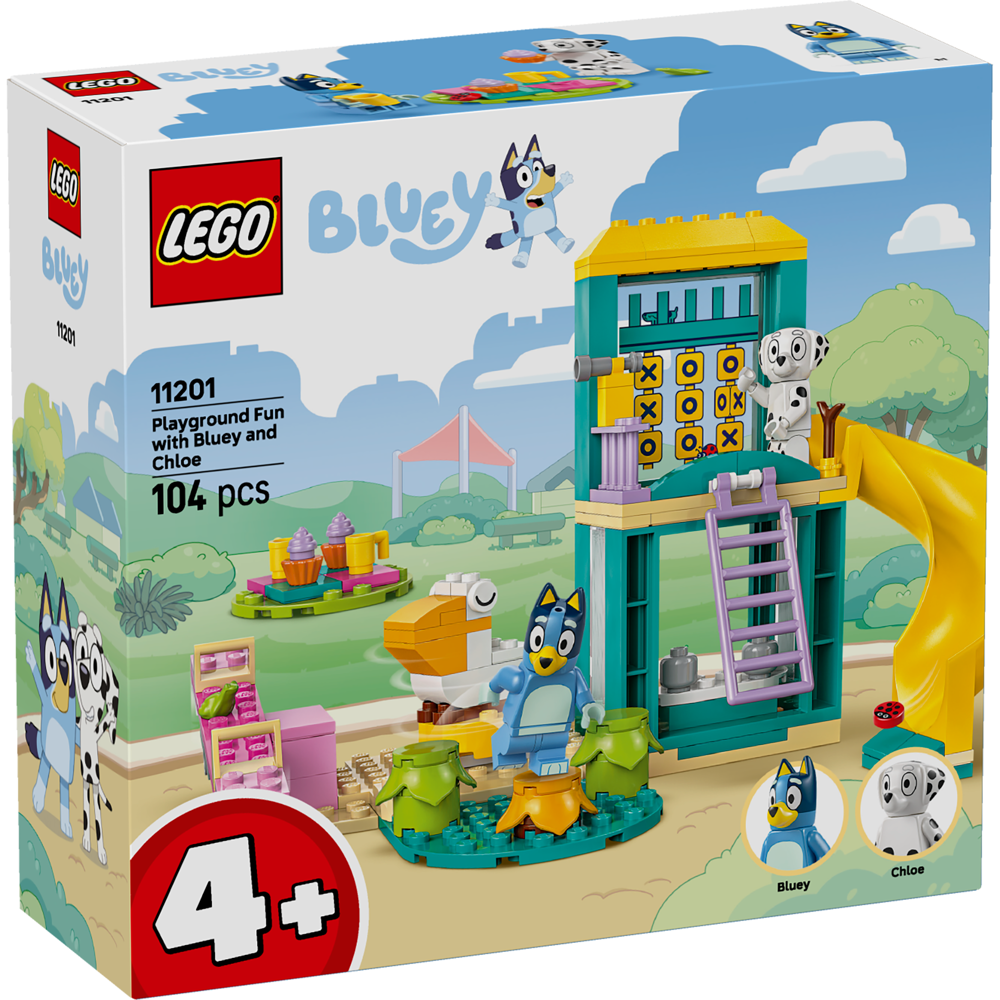 LEGO® Bluey Playground Fun with Bluey and Chloe Preschool Toy Building Kit 11201